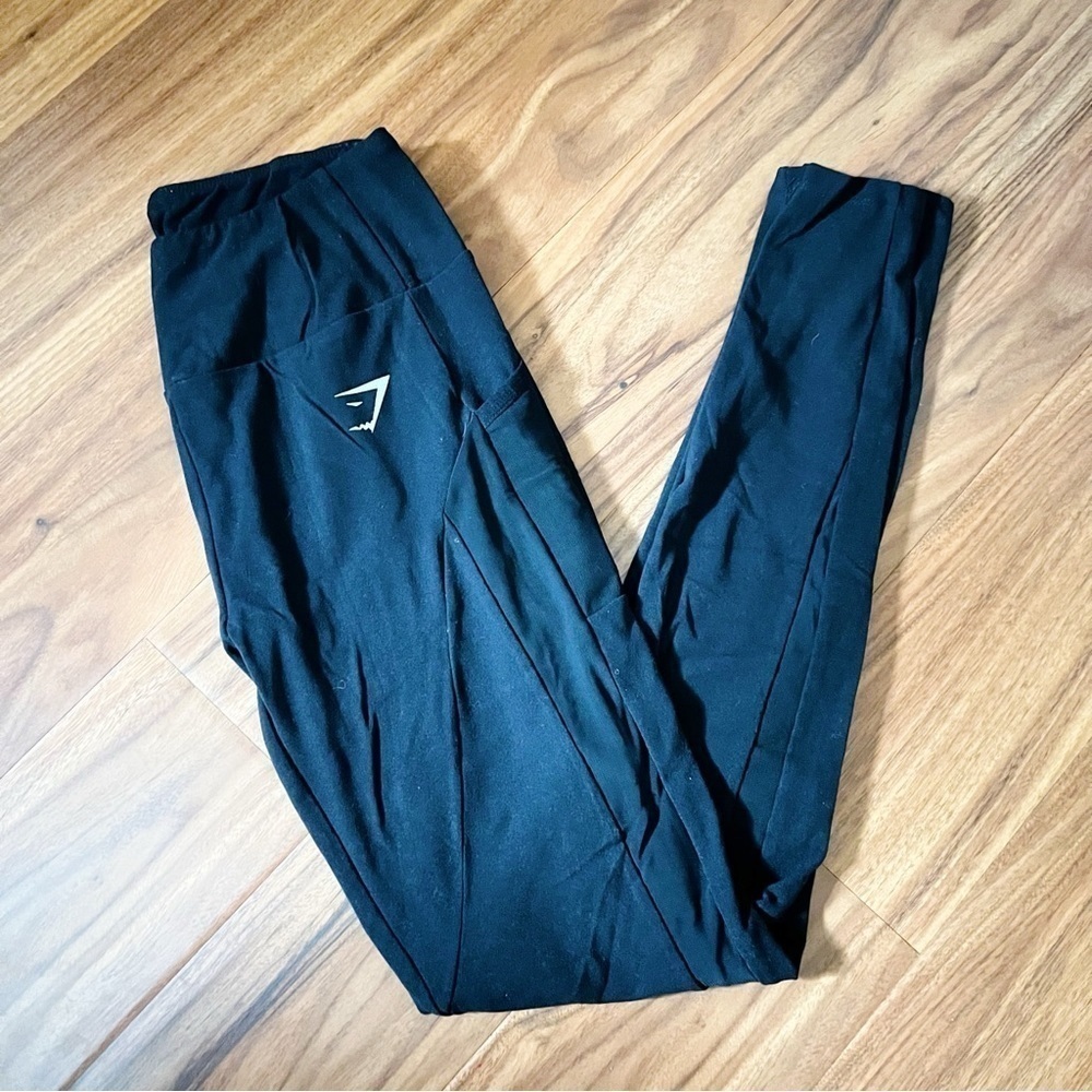Gymshark Black Mesh Panel Athletic Leggings